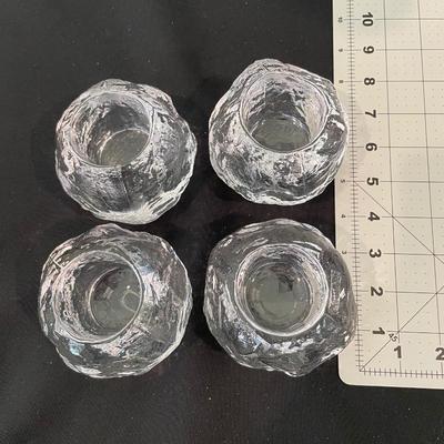Kosta Boda Glacier Snowball Votive Tea lights