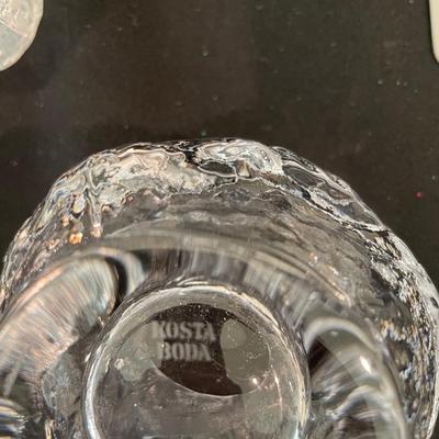 Kosta Boda Glacier Snowball Votive Tea lights