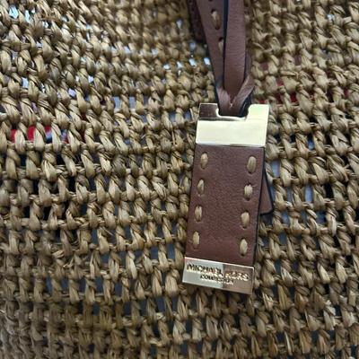 Michael Kors Collection - Santorini Large Raffia Tote Bag