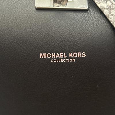Michael Kors Collection - Miranda Tote Bag Black - Snakeskin Handles