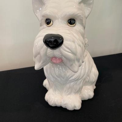 White Westie Cookie/Treat Jar