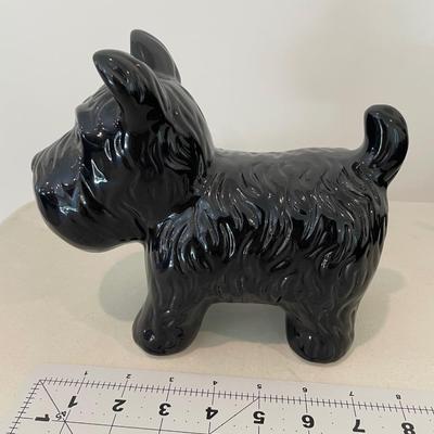 Ceramic Black Dog