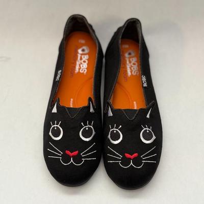 BOBS - Skechers Kitty Print Flats - Size 8.5 W