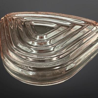 Pink Depression Glass Manhattan Relish Inserts