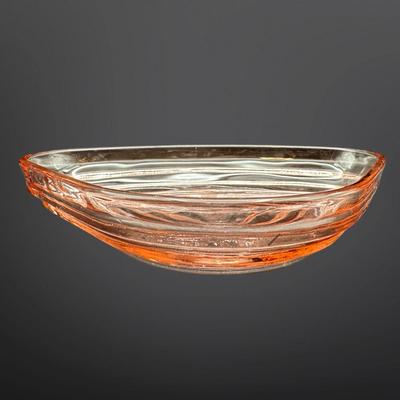 Pink Depression Glass Manhattan Relish Inserts