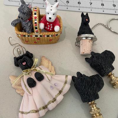 Dog Ornaments, Finials, Salt & Pepper set