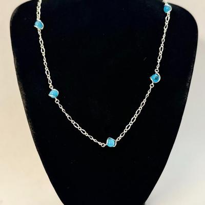 Blue Stone Necklace