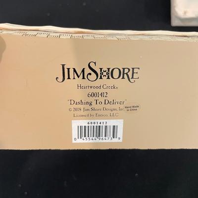 Jim Shore Christmas Sleigh, Santa and Reindeer set