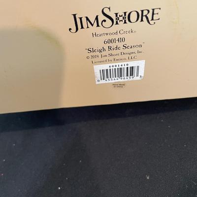 Jim Shore Christmas Sleigh, Santa and Reindeer set