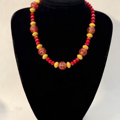 Red Stone Necklace