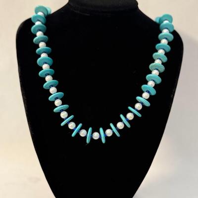 Turquoise Beads Necklace