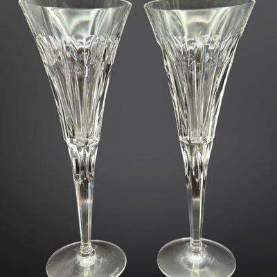 Vintage Waterford Millennium Love Champagne Glasses