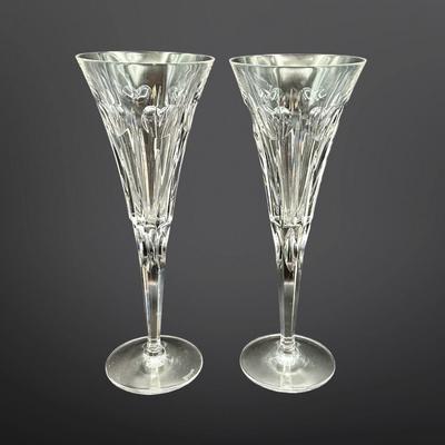 Vintage Waterford Millennium Love Champagne Glasses