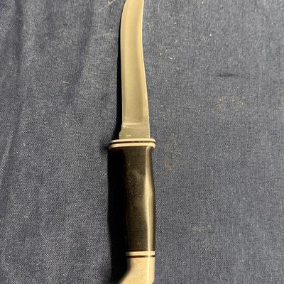 Buck fixed blade 121 hunting knife, with black sheath