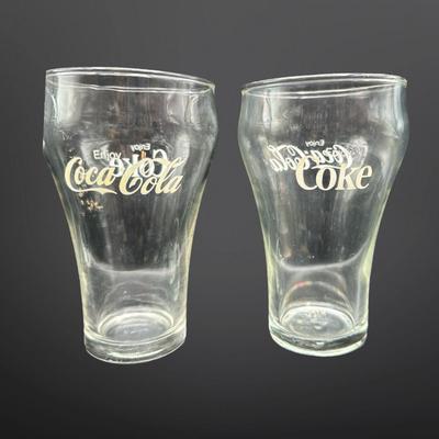 Set of 8 Vintage Coca-Cola Glasses