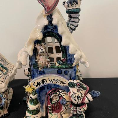 Blue Sky Clayworks Santa’s Workshop & Rudolph’s Place Cottages