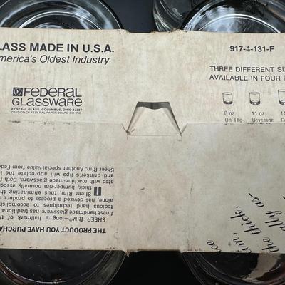 Vintage Federal Glass "Sportsman" Series Glasses