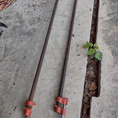 Pair of Pipe Clamps