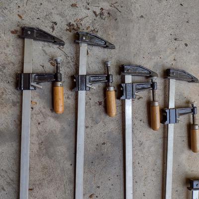 Collection of Cummins Bar Clamps- Five Pieces