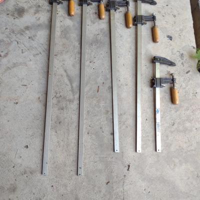 Collection of Cummins Bar Clamps- Five Pieces