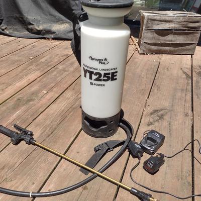 Battery Operated Two Gallon Capacity Sprayers Plus Professional Landscaper Sprayer- Model YT25E