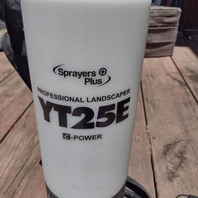 Battery Operated Two Gallon Capacity Sprayers Plus Professional Landscaper Sprayer- Model YT25E