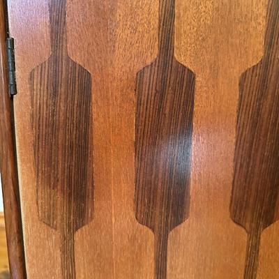 Mid-Century Romweber Two Piece Bookshelf & Cabinet