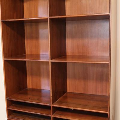 Mid-Century Romweber Two Piece Bookshelf & Cabinet