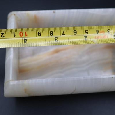 Pair of Carved Onyx Vanity or Trinket Boxes with Lids
