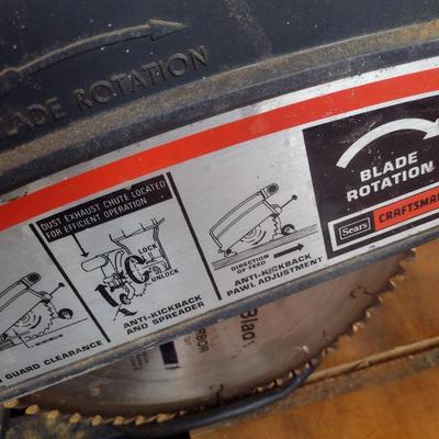 Sears 10" Radial Arm Saw