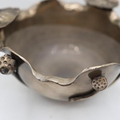 Vintage Mid Century Lily Pad Bowl Made In Japan