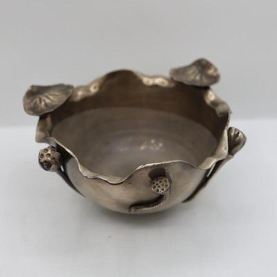Vintage Mid Century Lily Pad Bowl Made In Japan