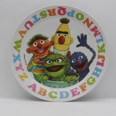 Vintage Sesame Street Plastic Dishware