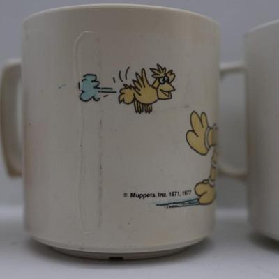 Vintage Sesame Street Plastic Dishware