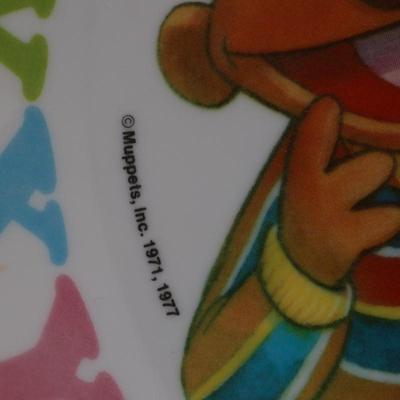 Vintage Sesame Street Plastic Dishware