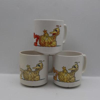 Vintage Sesame Street Plastic Dishware