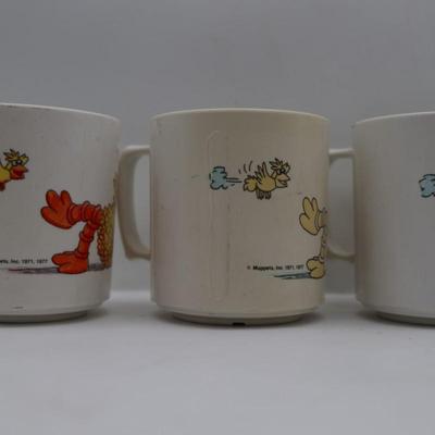 Vintage Sesame Street Plastic Dishware