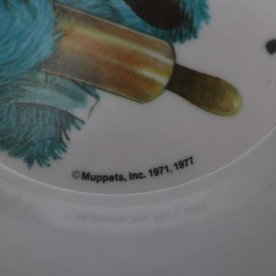 Vintage Sesame Street Plastic Dishware
