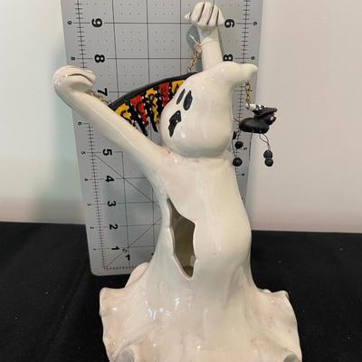 Blue Sky Clayworks Ghost Scream Spider Halloween Decor