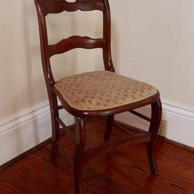 Vintage Upholstered Side Chair