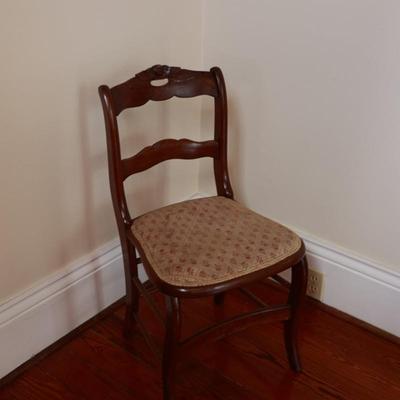 Vintage Upholstered Side Chair