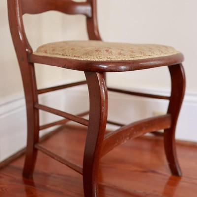 Vintage Upholstered Side Chair