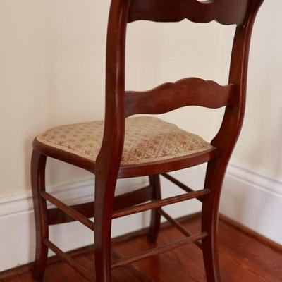 Vintage Upholstered Side Chair