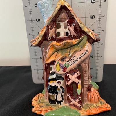 Blue Sky Clayworks Happy Thanksgiving House