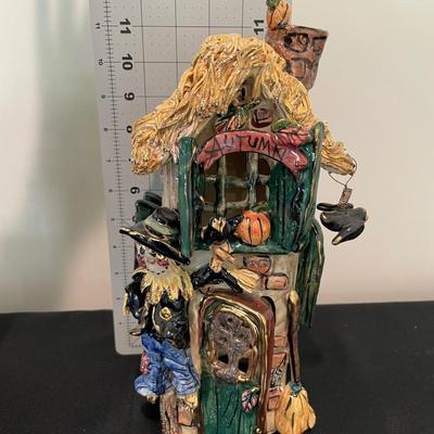 Blue Sky Clayworks Autumn Scarecrow House