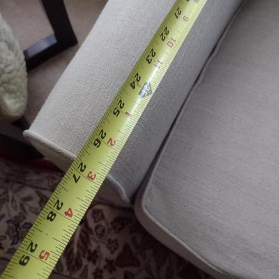 Haverty's Upholstered Sitting Chair Wheat Color