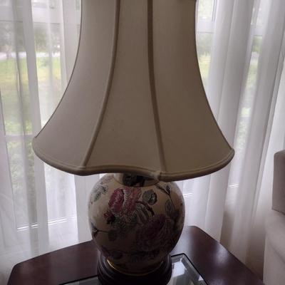 Ceramic Chinoiserie Ginger Jar Table Lamp