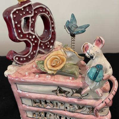 Blue Sky Clayworks Happy 50th Birthday Cake