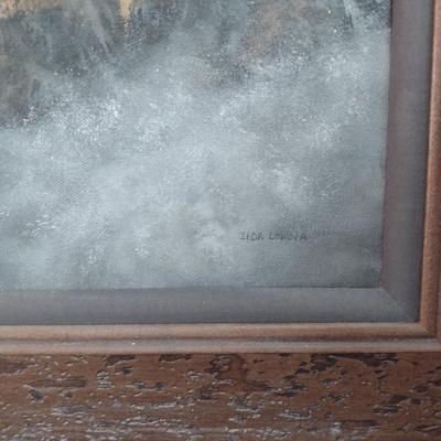 Original Framed Artwork by Local Artist Ieda Lowder