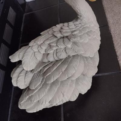 Large Ceramic Swan Statuette